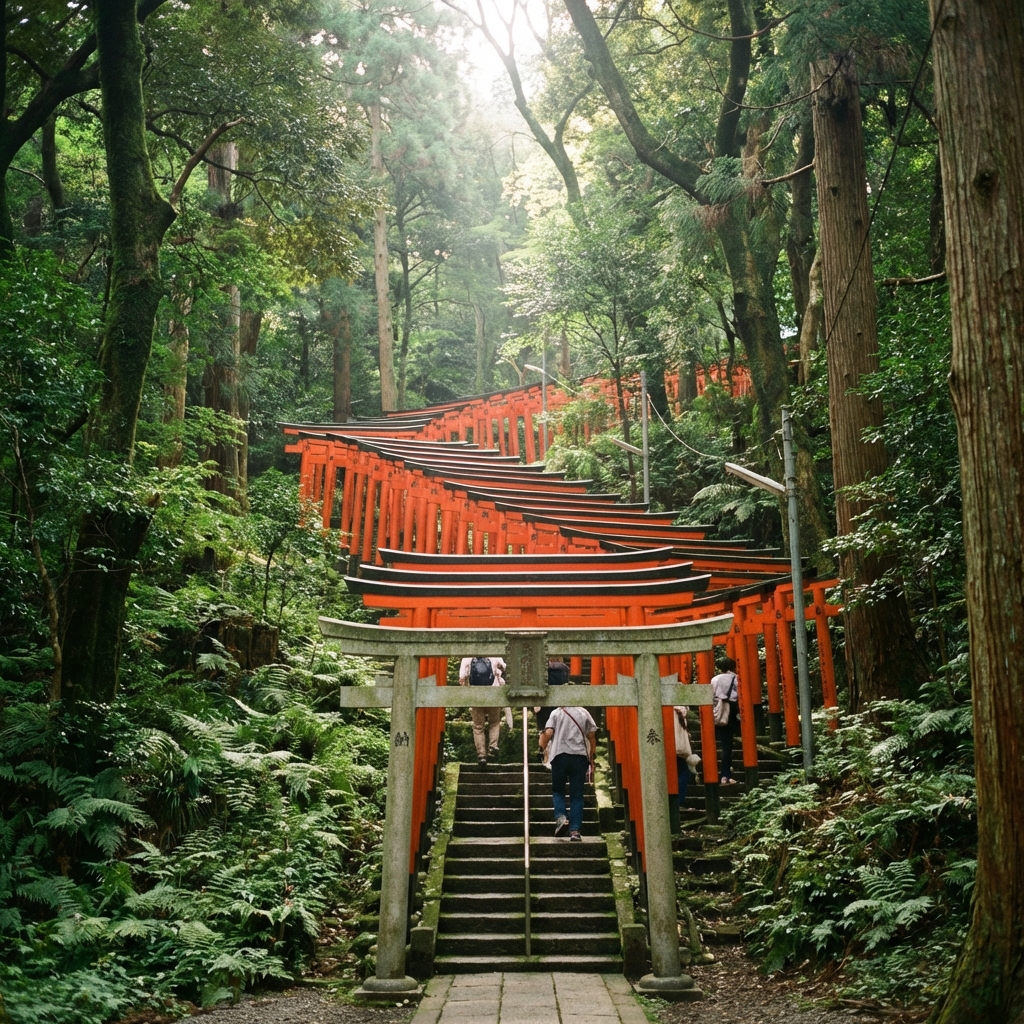 Hie Shrine torii gate staircase